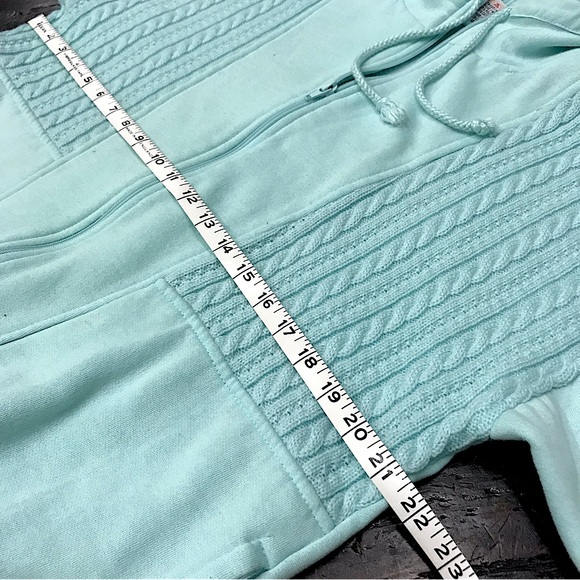 Cozy Soft Teal Fleece Zip -Up - Picture 8 of 10